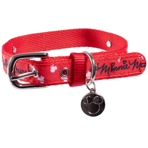 Collar para Perro Chico Unisex Disney Minnie D Ruz