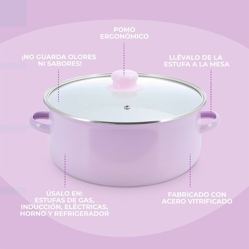 Batería de Cocina Sofía Colors 20Pzs