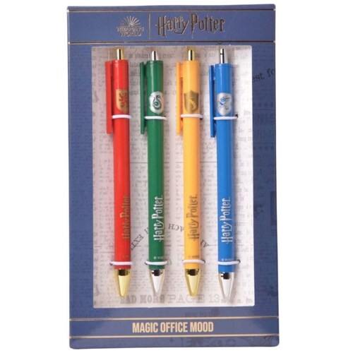 Paquete de 4 Plumas Harry Potter