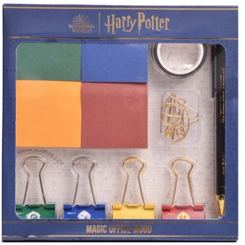 Paquete de Sujetadores de Carpeta y Sujetadores de Papel Harry Potter
