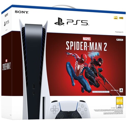 Consola Playstation®5 Paquete Marvel's Spiderman 2