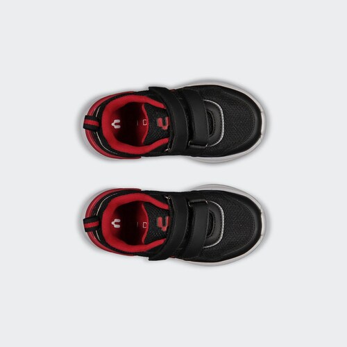 Tenis Charly Doble Velcro 15-21 Negro