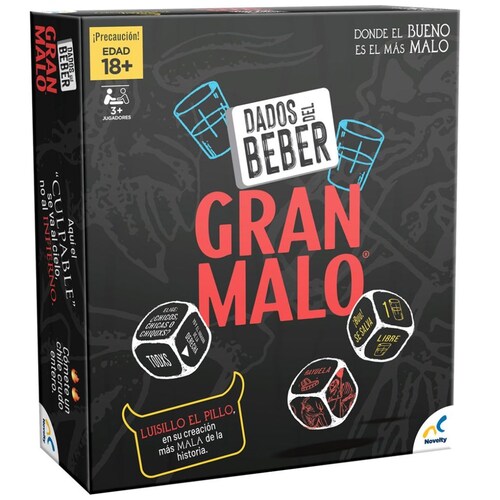 Juego de Mesa Dados Del Beber Gran Malo Novelty