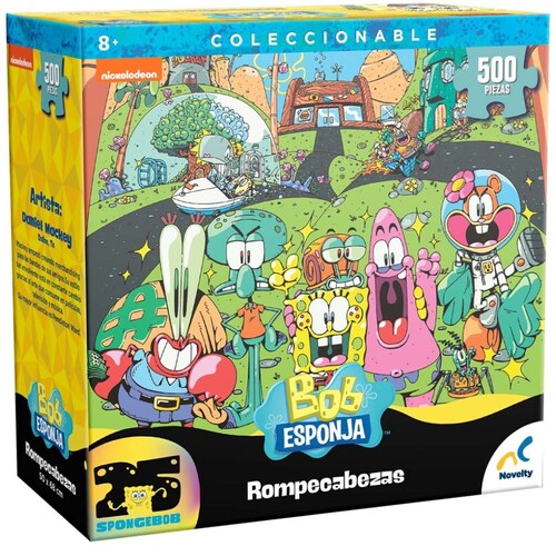 Rompecabezas Coleccionable Bob Esponja a 500 Pzs
