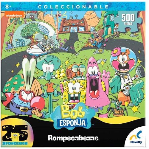 Rompecabezas Coleccionable Bob Esponja a 500 Pzs