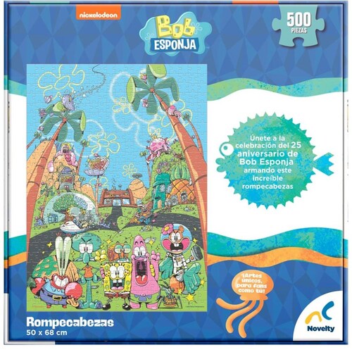 Rompecabezas Coleccionable Bob Esponja a 500 Pzs