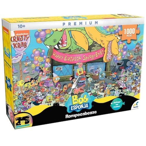 Rompecabezas Coleccionable Premium Bob Esponja 1000 Pzs