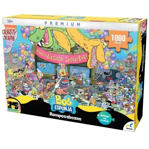 Rompecabezas Coleccionable Premium Bob Esponja 1000 Pzs