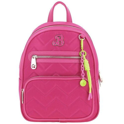 Bolso Backpack Rosa Barbie By Goret para Mujer