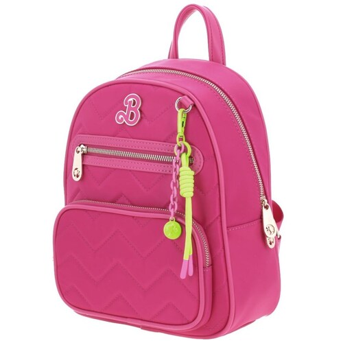 Bolso Backpack Rosa Barbie By Goret para Mujer