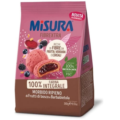 Galletas Misura Fibrextra Frutos Del Bosque 260 G