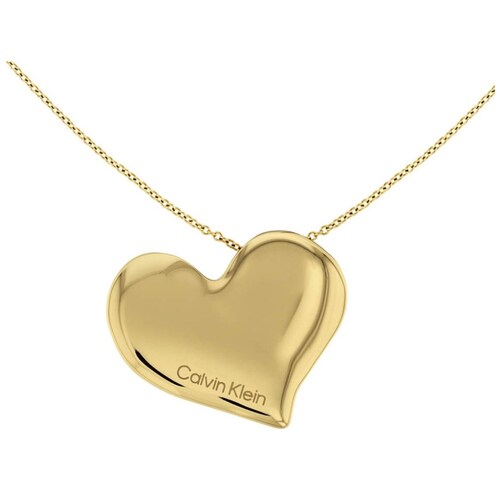 Collar Acero Inoxidable Dorado Calvin Klein para Mujer