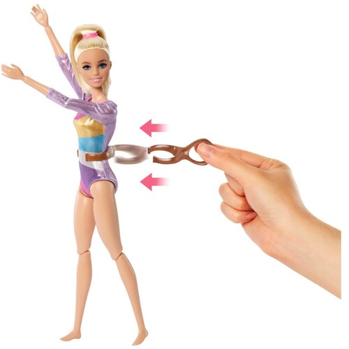 Gimnasta Cabello Rubio Barbie Profesiones