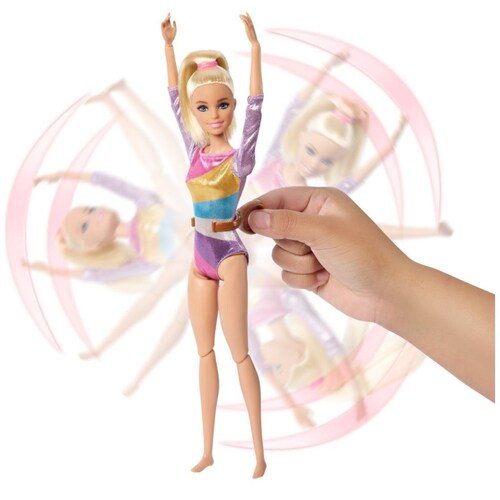 Gimnasta Cabello Rubio Barbie Profesiones