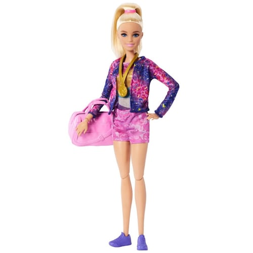 Gimnasta Cabello Rubio Barbie Profesiones