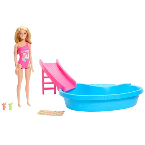 Alberca Glam con Muñeca Barbie
