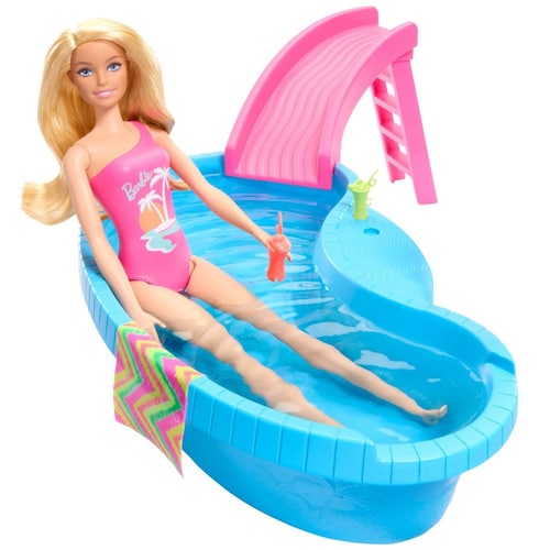 Alberca Glam con Muñeca Barbie