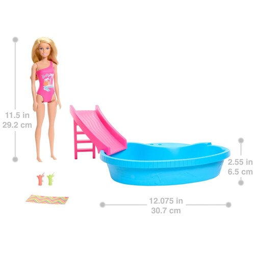 Alberca Glam con Muñeca Barbie