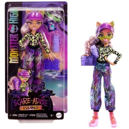 Muñeca Monster High Isla Del Terror Clawdeen