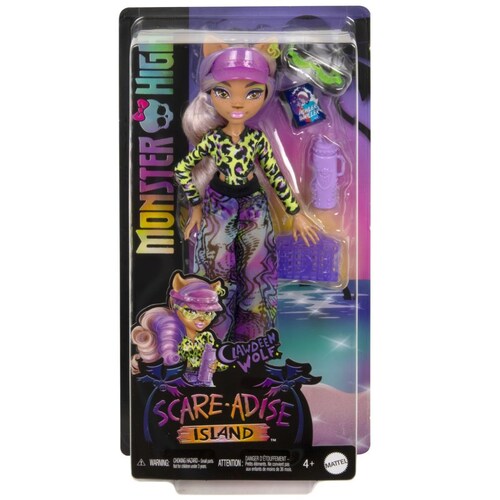 Muñeca Monster High Isla Del Terror Clawdeen