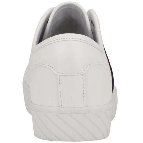 Tenis Casual con Logo Lateral Blanco Tommy Hilfiger  para Mujer