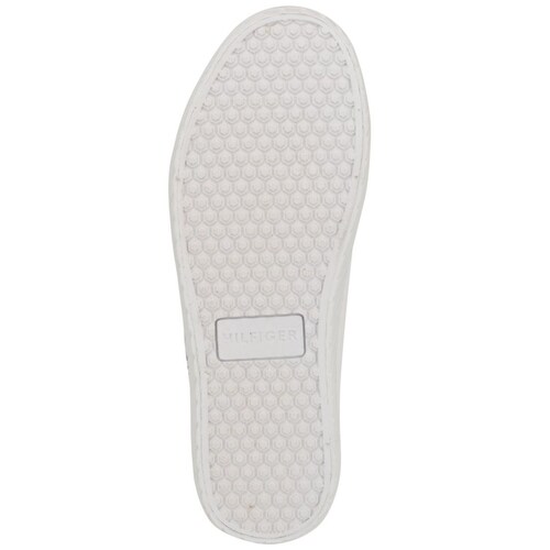 Tenis Casual con Logo Lateral Blanco Tommy Hilfiger  para Mujer