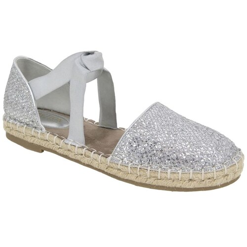 Alpargata Flat con Brilllos Plata Kenneth Cole para Mujer
