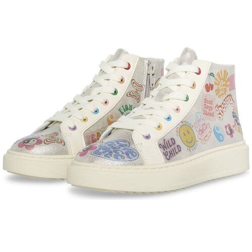 Tenis Bota Figuras Blanco Steve Madden para Niña