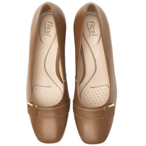 Zapatilla Casual Confort Walk Café para Mujer Flexi