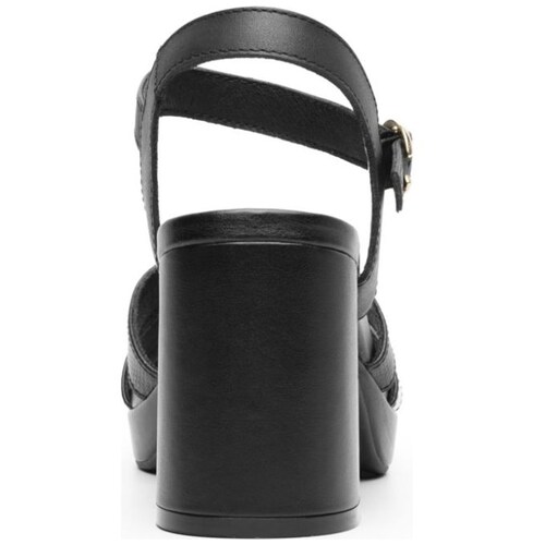 Sandalia Multitiras y Pulsera Negra para Mujer Flexi