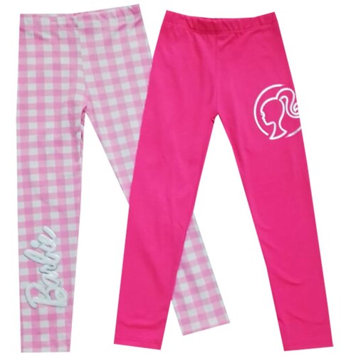 Set para Niña de 2 Leggings con Estampado Barbie