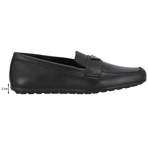 Mocasín en Piel para Hombre, Color Negro Guess