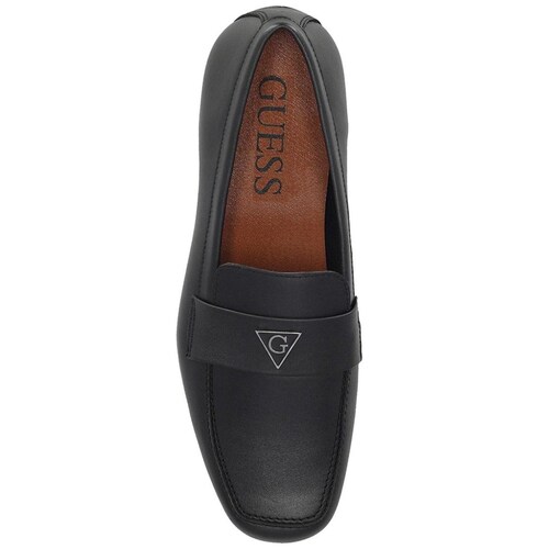 Mocasín en Piel para Hombre, Color Negro Guess