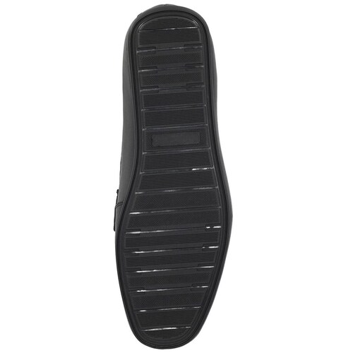 Mocasín en Piel para Hombre, Color Negro Guess