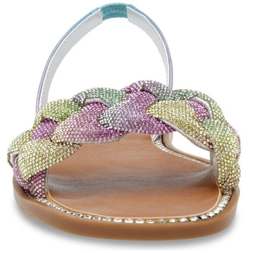Sandalia Tira Trenzada Multicolor Steve Madden