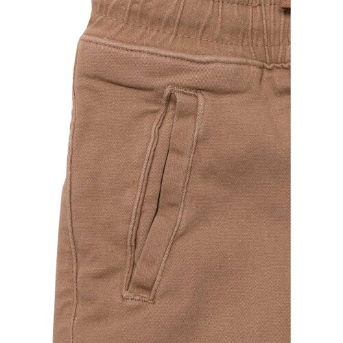 Set para Niño 2 Joggers Café y Negro Gabardina B2N