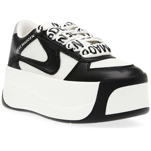 Tenis Casual con Plataforma Negro Steve Madden