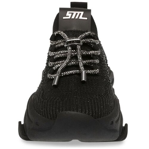 Tenis Casual con Brillos Negro Steve Madden