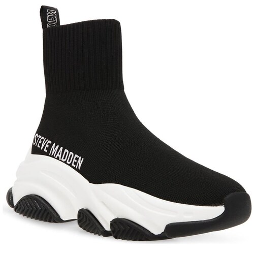Tenis de Bota Textil Negro Steve Madden