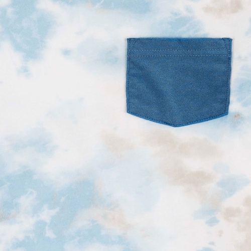 Playera para Niño Manga Corta Tie Dye Blanco/azul Oshkosh