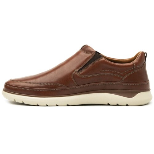 Mocasín en Piel para Hombre, Color Café Quirelli