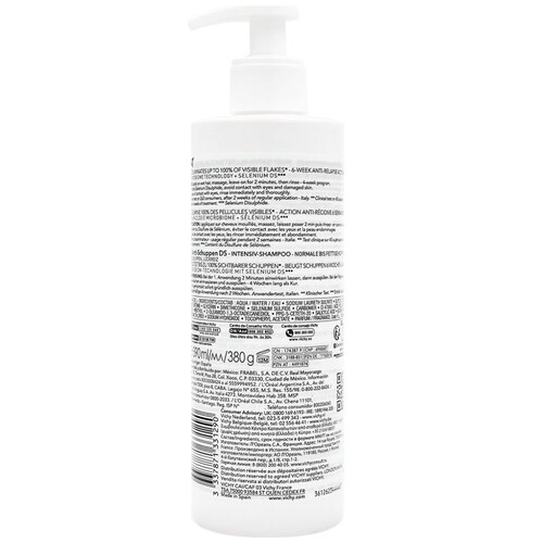 Vichy Shampoo Dercos Anticaspa para Cabello Normal a Graso 390Ml