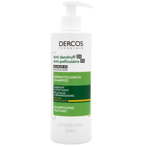 Vichy Shampoo Dercos Anticaspa para Cabello Seco 390Ml
