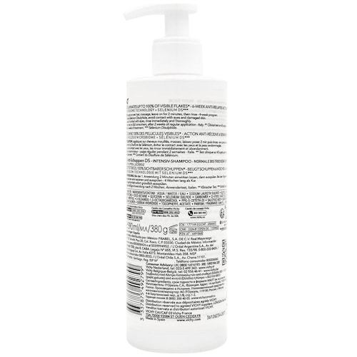 Vichy Shampoo Dercos Anticaspa para Cabello Seco 390Ml