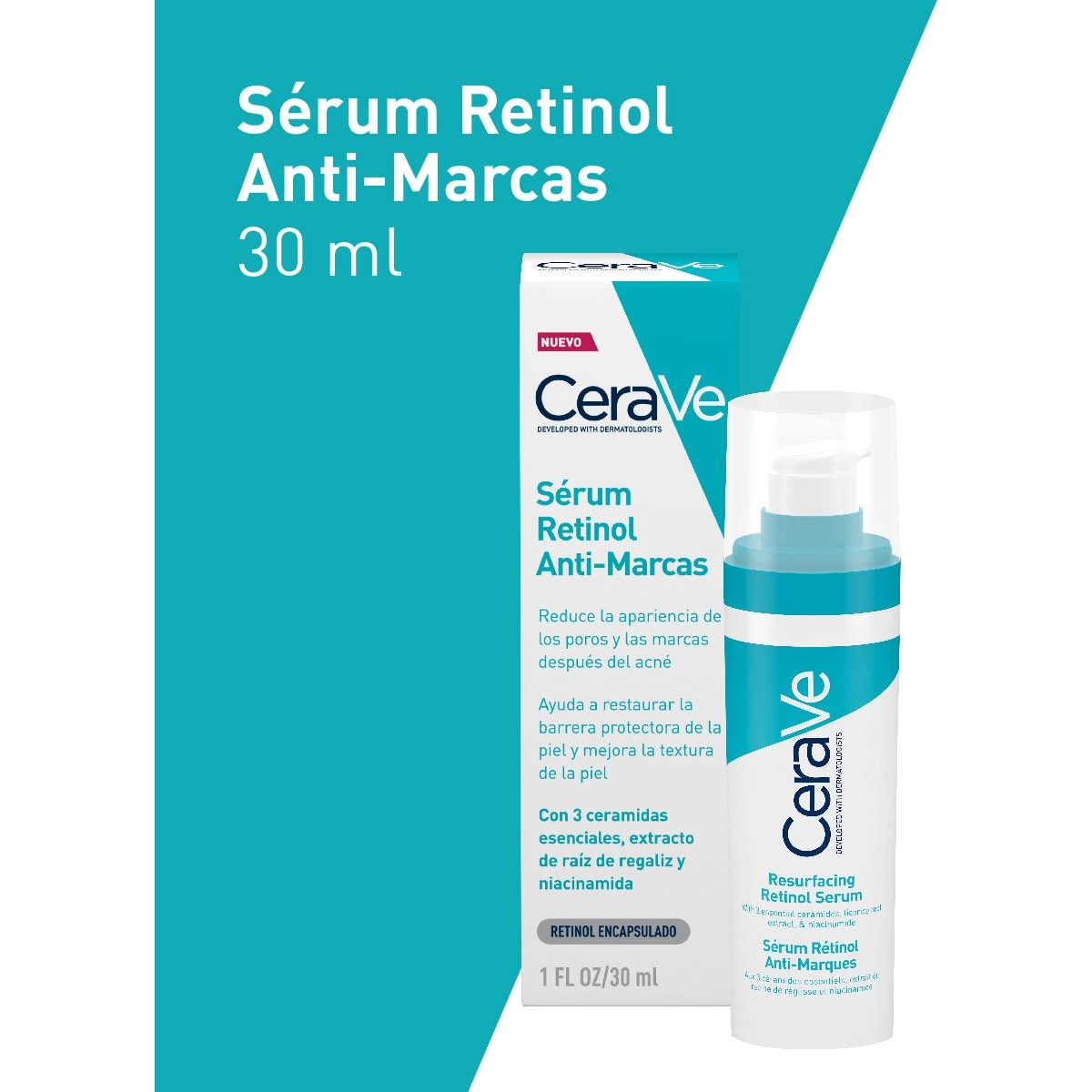 CeraVe Serum con Retinol Anti-Marcas de 30 ml image number 3