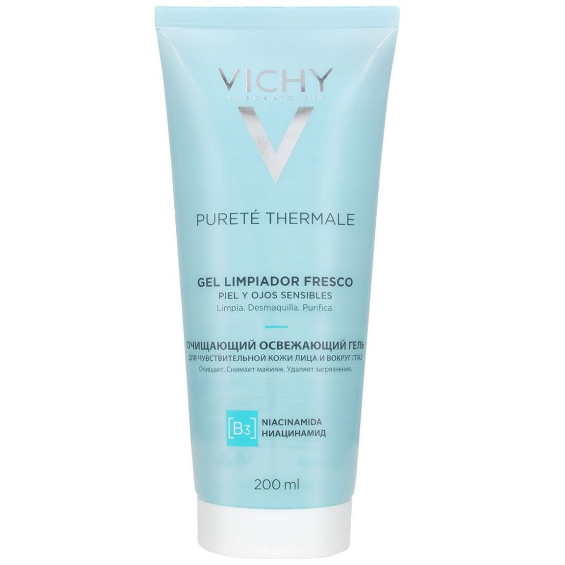 Vichy Gel Limpidor Pureté Thermale 200 ml image number 0