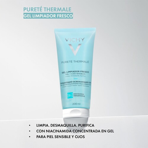 Vichy Gel Limpieza Pureté Thermale 200Ml