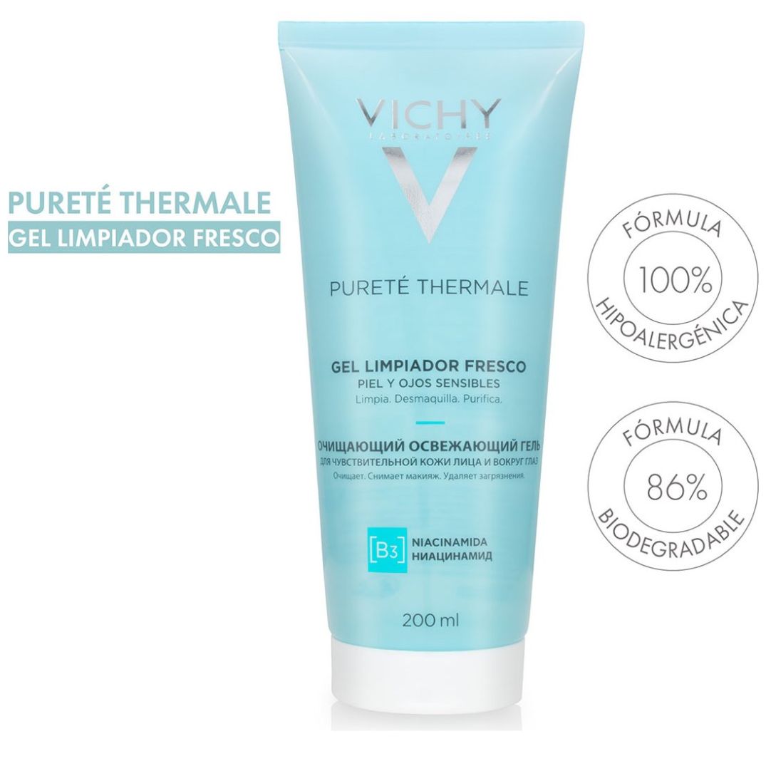 Vichy Gel Limpidor Pureté Thermale 200 ml image number 5