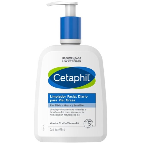 Cetaphil Limpiador Facial Diario para Piel Grasa 473Ml