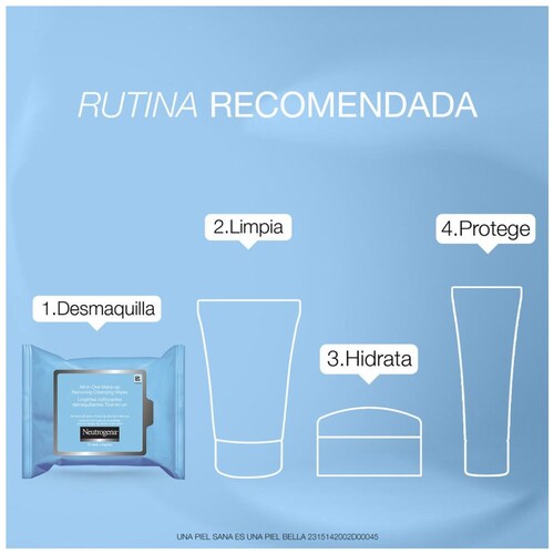 Neutrogena Toallitas Desmaquillantes 25Pzs